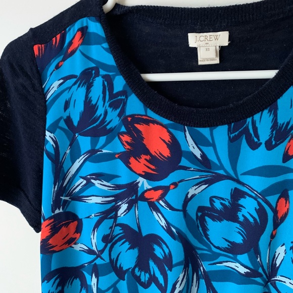 New J.Crew floral T-shirt - Picture 5 of 7